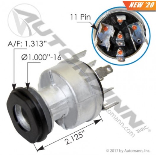 Ignition Switch Freightliner, 577.46510, 889626426193
